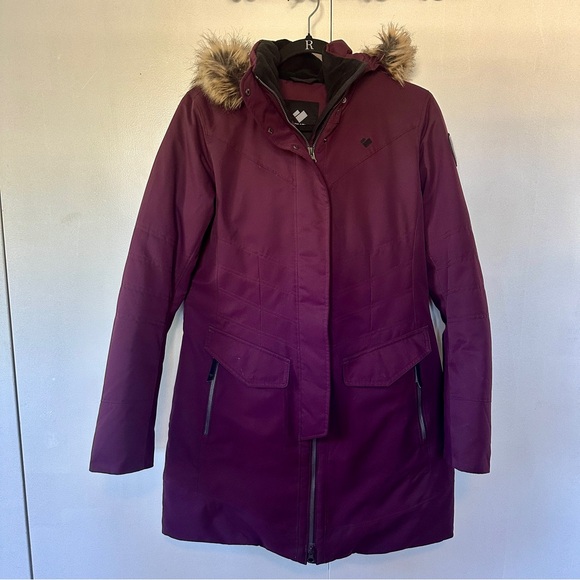 Obermeyer Women's Deep Purple Ski Jacket - Picture 1 of 8